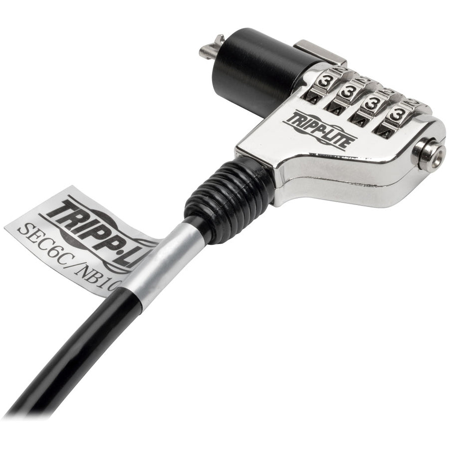 Cadenas de sécurité à combinaison pour ordinateur portable Tripp Lite par Eaton, câble de 6 pieds SEC6C