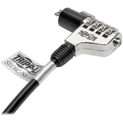 Cadenas de sécurité à combinaison pour ordinateur portable Tripp Lite par Eaton, câble de 6 pieds SEC6C