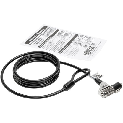 Cadenas de sécurité à combinaison pour ordinateur portable Tripp Lite par Eaton, câble de 6 pieds SEC6C