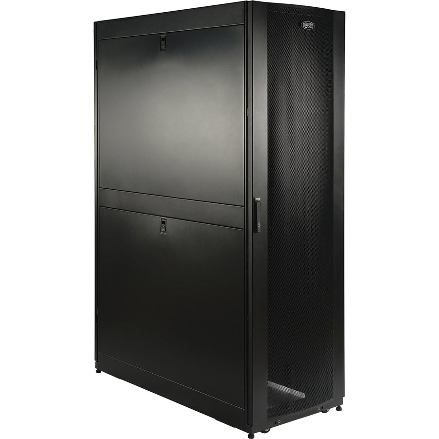 Boîtier haut de gamme profond SmartRack 45U de Tripp Lite par Eaton (portes et panneaux latéraux inclus) SR45UBDP
