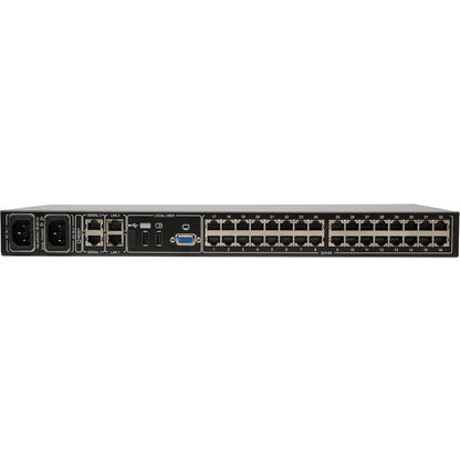 Tripp Lite by Eaton 32-Port, 2+1 User NetCommander Cat5 IP KVM Switch with Sixteen USB Dongles B072-032-IP2-K