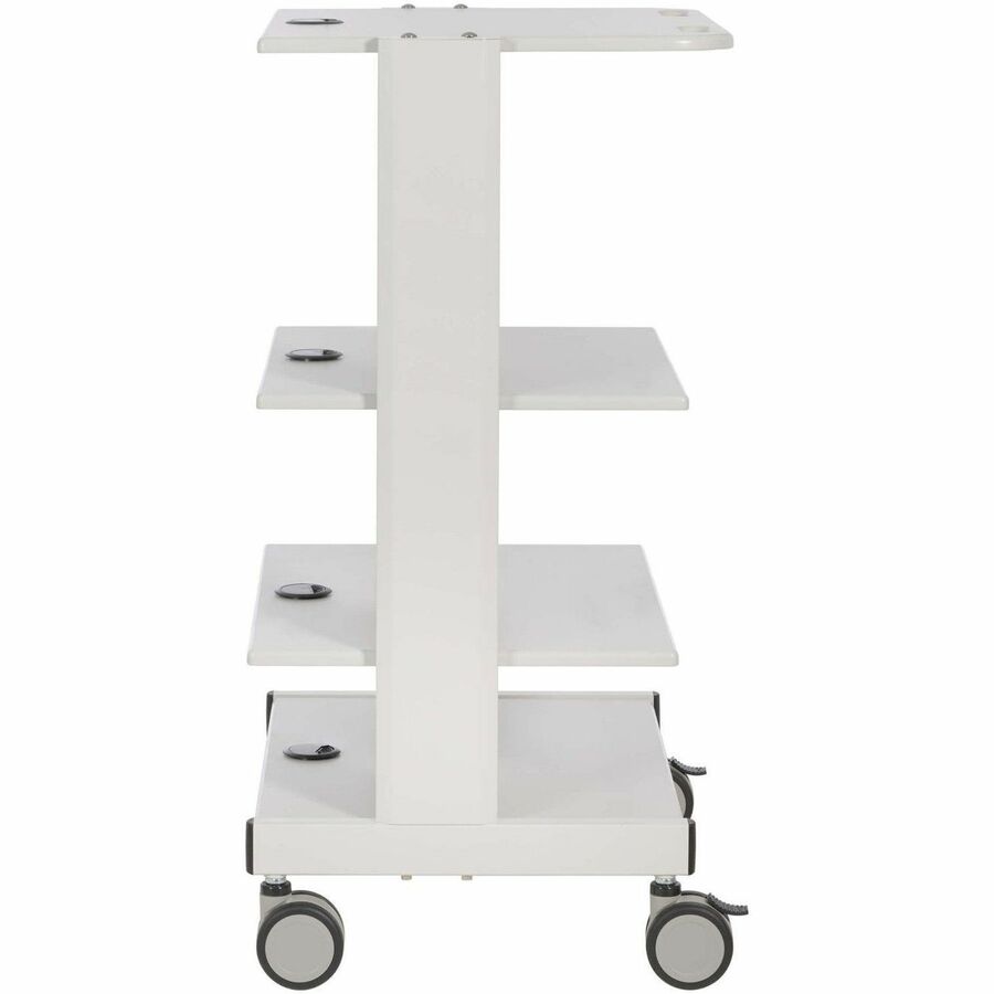 Poste de travail mobile Tripp Lite par Eaton avec étagères réglables, roulettes verrouillables, TAA WWSSRSTAA