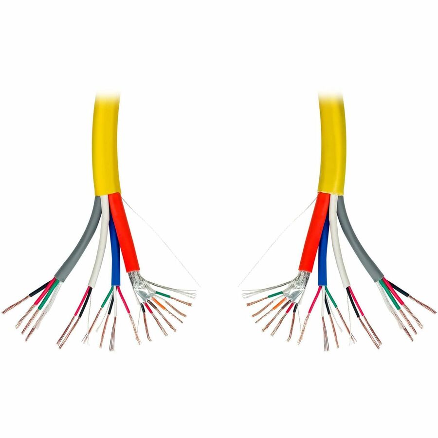 Câble de contrôle d'accès en vrac plénum Tripp Lite par Eaton, jaune, 305 m (1 000 pi) A300-01K-YW