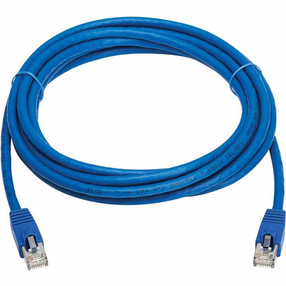 Câble Ethernet SSTP Cat8 40G sans accroc Tripp Lite par Eaton (RJ45 M/M), PoE, bleu, 3,7 m (12 pi) N272-F12-BL