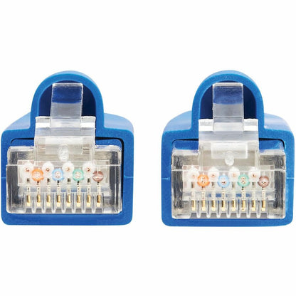 Câble Ethernet SSTP Cat8 40G sans accroc Tripp Lite par Eaton (RJ45 M/M), PoE, bleu, 3,7 m (12 pi) N272-F12-BL