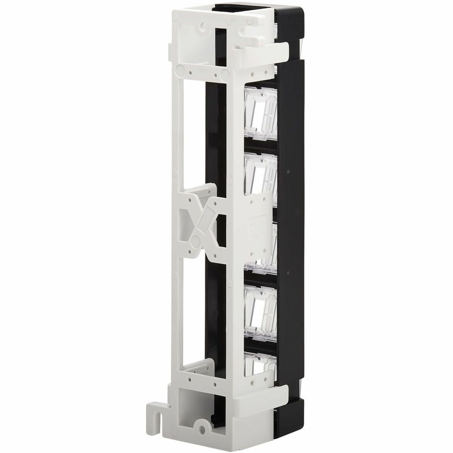 Panneau de brassage mural 12 ports Tripp Lite by Eaton pour prises Keystone UTP, modules rotatifs N062-012-KJ-WM