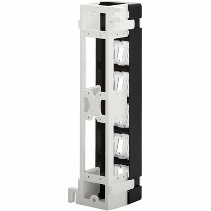 Panneau de brassage mural 12 ports Tripp Lite by Eaton pour prises Keystone UTP, modules rotatifs N062-012-KJ-WM