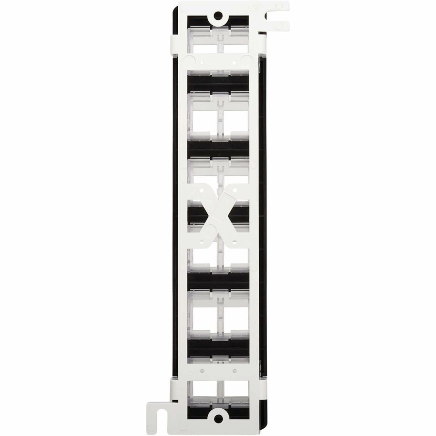 Panneau de brassage mural 12 ports Tripp Lite by Eaton pour prises Keystone UTP, modules rotatifs N062-012-KJ-WM