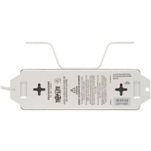 Multiprise de qualité médicale à 4 prises Tripp Lite par Eaton avec enrouleur de cordon et protection anti-goutte PS410HGOEMX