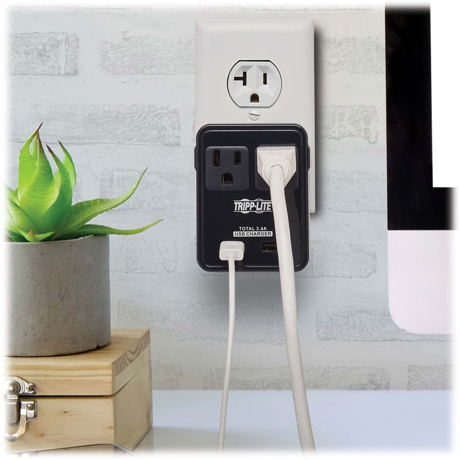 Prise d'alimentation 4 prises Tripp Lite par Eaton Safe-IT SK2UTRAVAM SK2UTRAVAM