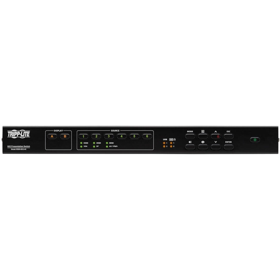 Tripp Lite by Eaton B300-9X2-4K Multi-Format Matrix Switch/Splitter B300-9X2-4K