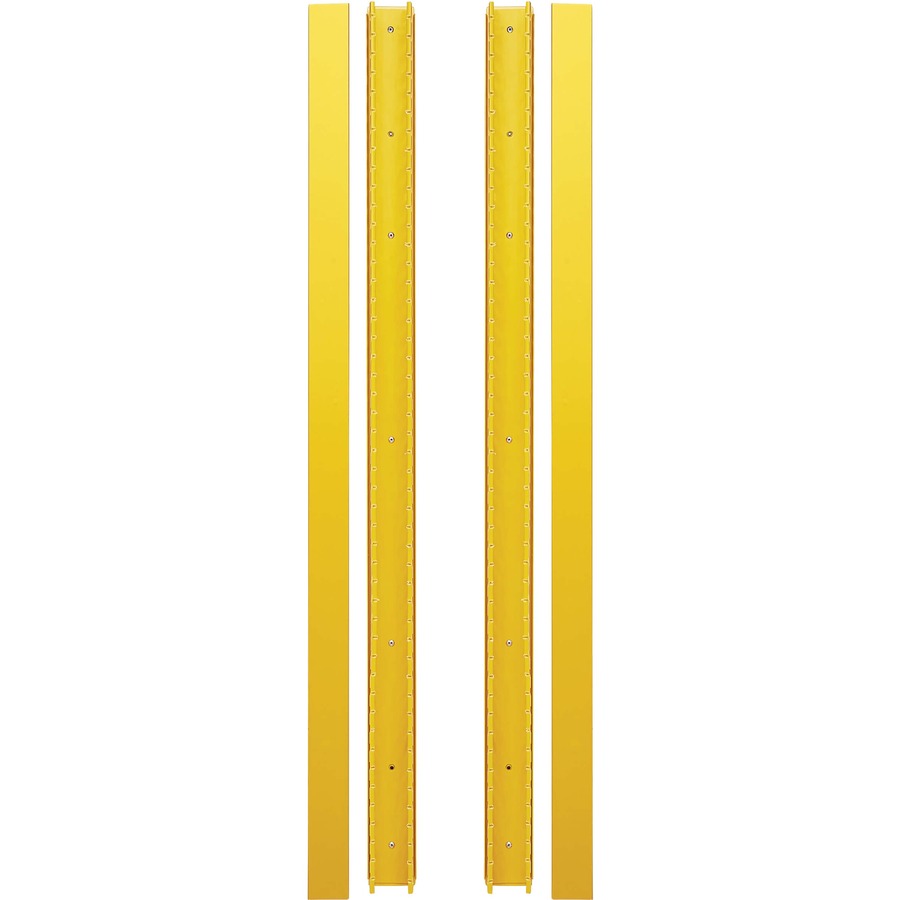 Gestionnaire de câbles vertical Tripp Lite par Eaton - Conduit à doigts avec couvercle, jaune, 1,8 m (6 pi) SRCABLEDUCTVRTF
