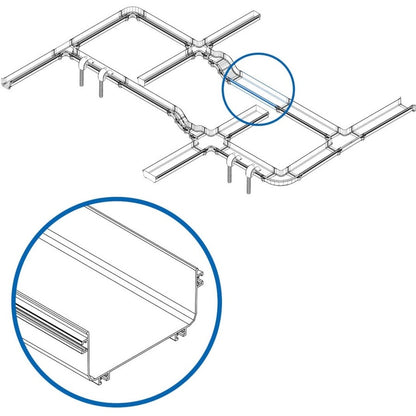Tripp Lite by Eaton Straight Channel Section, 240 x 120 x 1830 mm SRFC10STR72