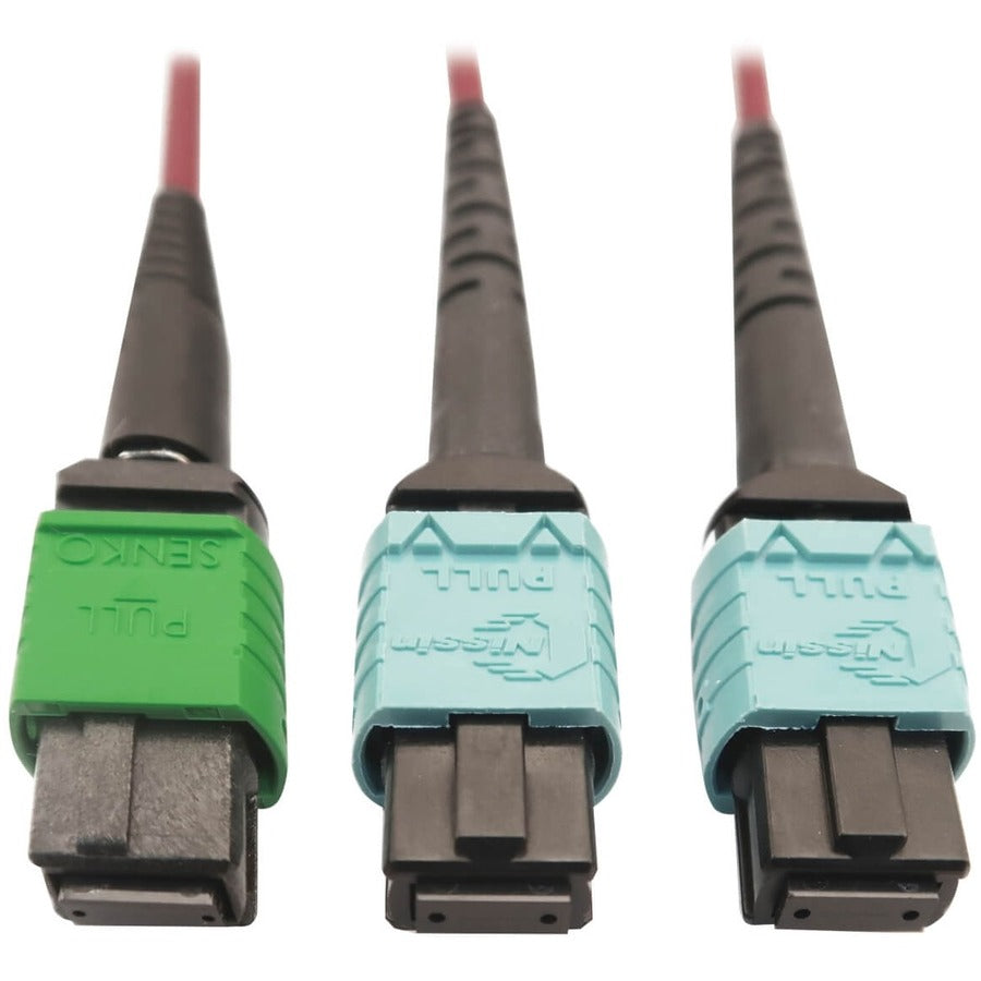 Câble à fibre optique multimode 400G 50/125 OM4 Tripp Lite par Eaton N846D-03M-16DMG, magenta, 3 m N846D-03M-16DMG