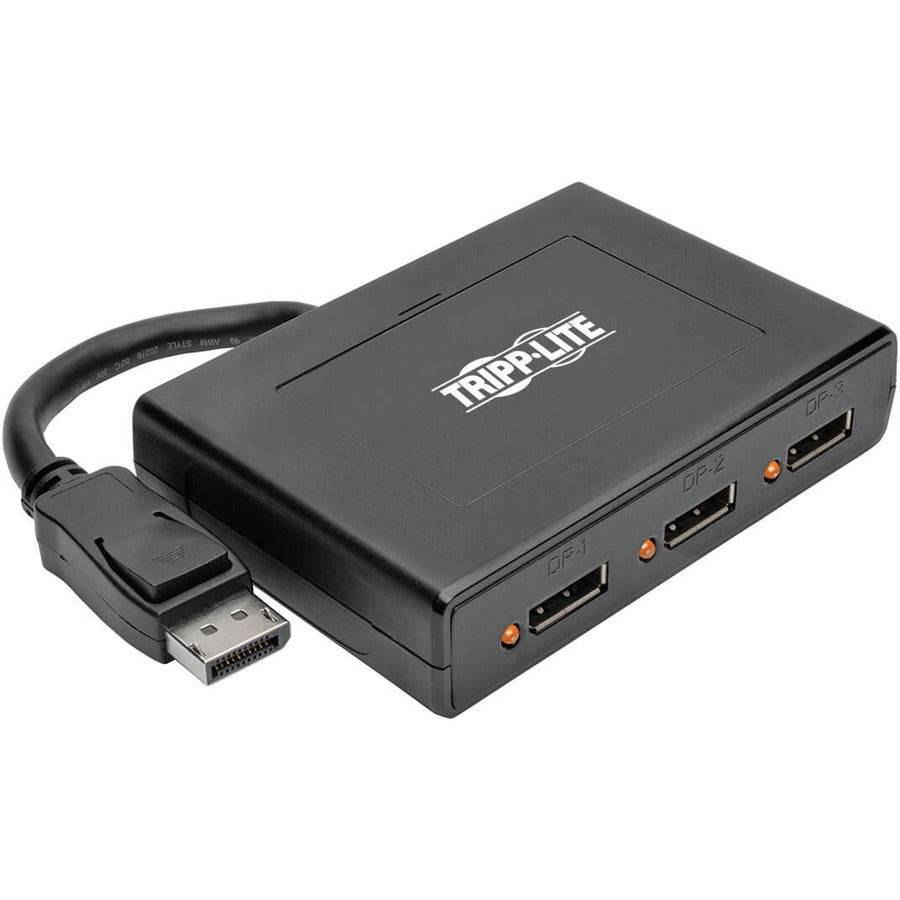 Hub de transport multiflux (MST) DisplayPort 1.2 à 3 ports Tripp Lite par Eaton, 3840 x 2160 (4K x 2K) UHD B156-003-V2