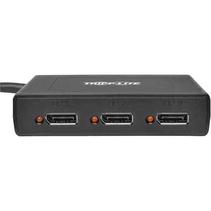 Hub de transport multiflux (MST) DisplayPort 1.2 à 3 ports Tripp Lite par Eaton, 3840 x 2160 (4K x 2K) UHD B156-003-V2