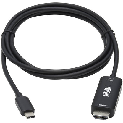 Câble adaptateur USB-C vers HDMI Tripp Lite par Eaton U444-003-HDR4BE, M/M, noir, 3 pi. U444-003-HDR4BE