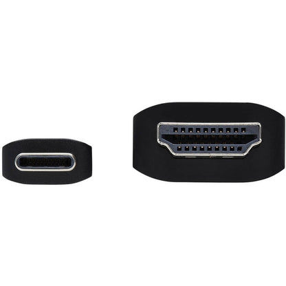 Câble adaptateur USB-C vers HDMI Tripp Lite par Eaton U444-003-HDR4BE, M/M, noir, 3 pi. U444-003-HDR4BE