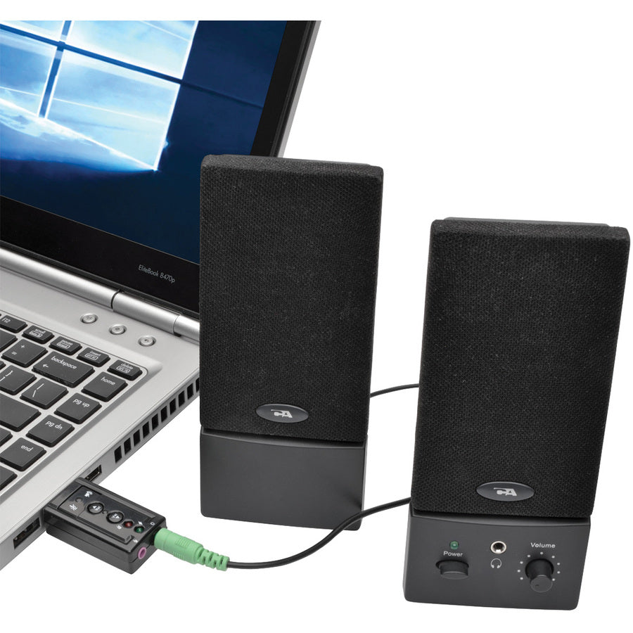 Carte son externe USB 7.1 canaux virtuelle Tripp Lite par Eaton U237-001
