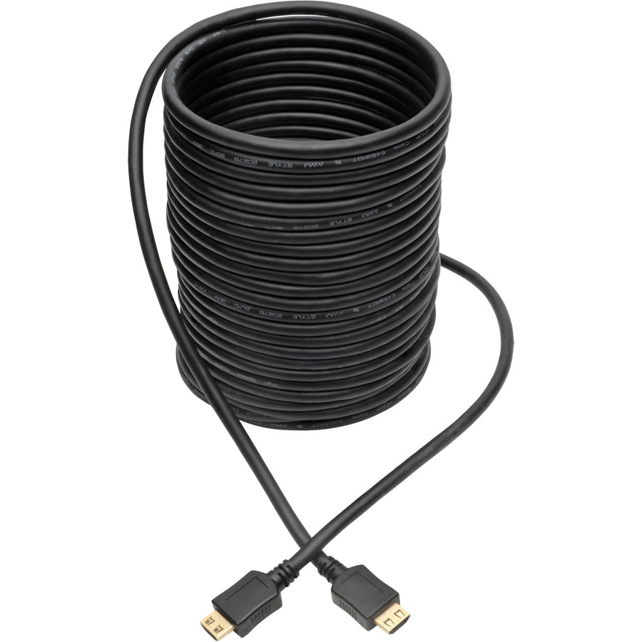 Câble HDMI haute vitesse Tripp Lite par Eaton, 35 pieds, avec connecteurs de préhension - M/M, noir P568-035-BK-GRP