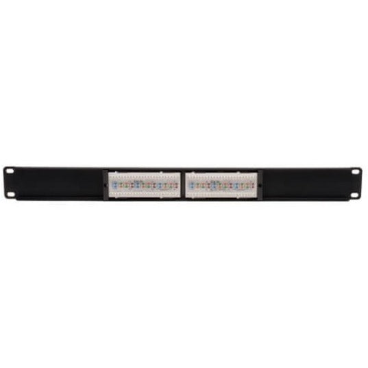 Tripp Lite 12-Port Cat5e Cat5 Rackmount Patch Panel 568B 110 Punch 1URM TAA N052-012