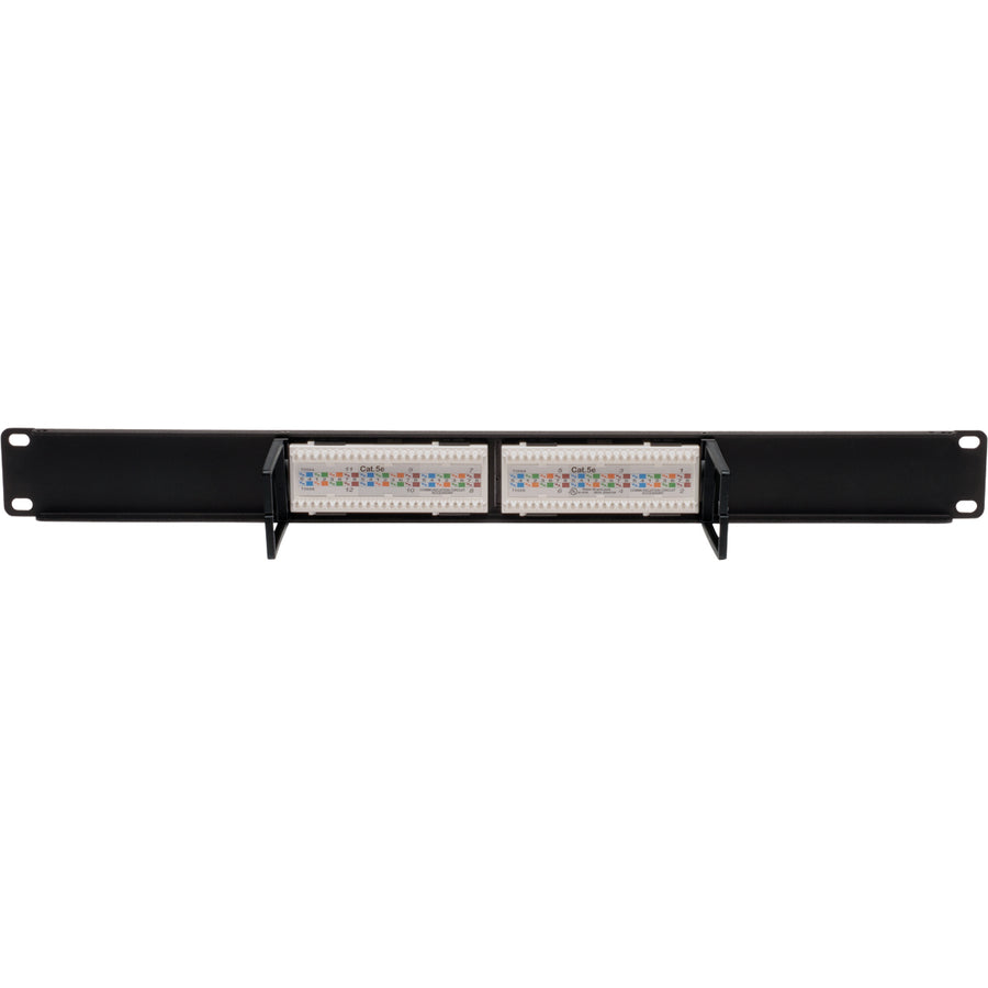 Tripp Lite 12-Port Cat5e Cat5 Rackmount Patch Panel 568B 110 Punch 1URM TAA N052-012