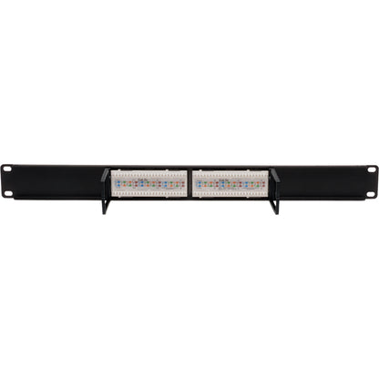 Tripp Lite 12-Port Cat5e Cat5 Rackmount Patch Panel 568B 110 Punch 1URM TAA N052-012