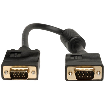 Câble coaxial VGA pour moniteur Tripp Lite 1 pi avec RVB haute résolution HD15 M/M 1' P502-001