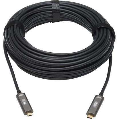 Câble optique actif à fibre optique USB 3.2 Gen 2 Tripp Lite par Eaton, M/M, 15 m (49 pi) U420F-15M-D3