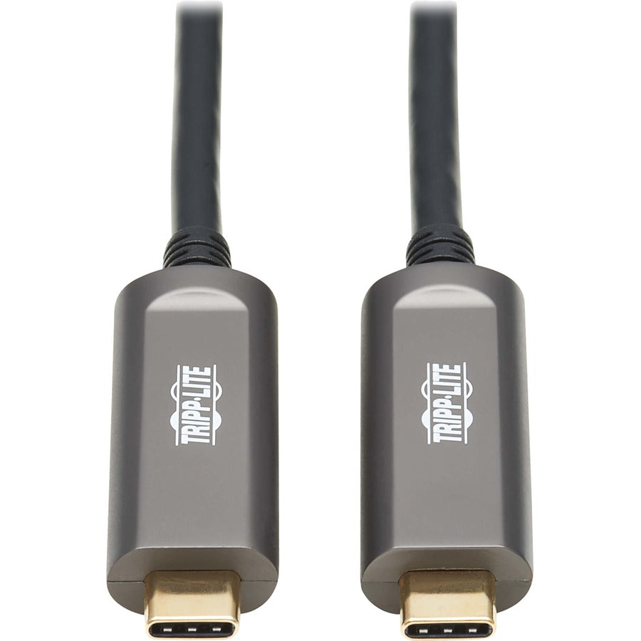 Câble optique actif à fibre optique USB 3.2 Gen 2 Tripp Lite par Eaton, M/M, 15 m (49 pi) U420F-15M-D3