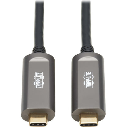 Câble optique actif à fibre optique USB 3.2 Gen 2 Tripp Lite par Eaton, M/M, 15 m (49 pi) U420F-15M-D3