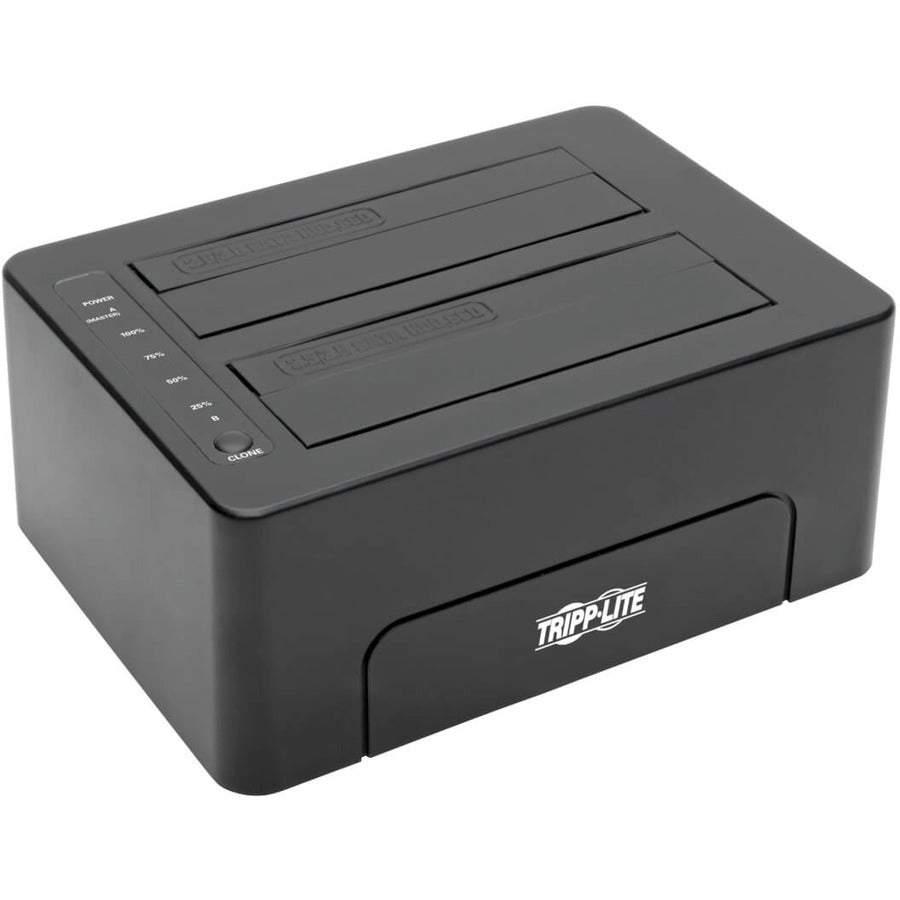 Station d'accueil pour lecteur Tripp Lite by Eaton Quick Dock U439-002-CG2 - Interface hôte USB 3.1 Type C - Prise en charge UASP externe - Noir U439-002-CG2