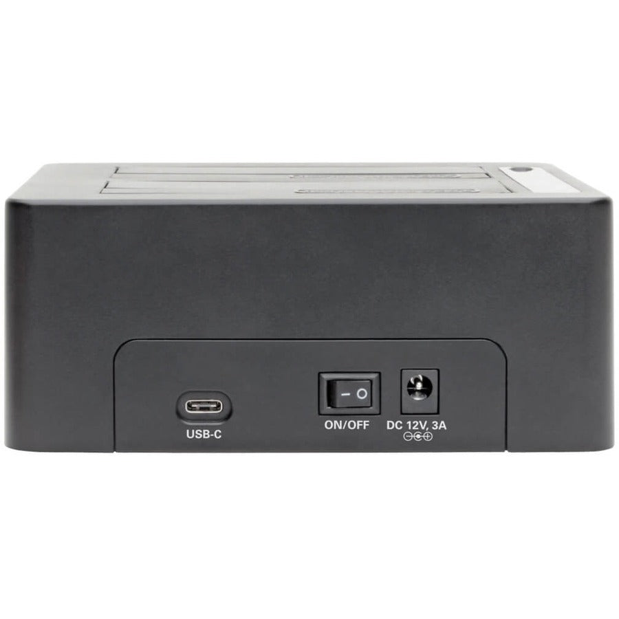 Station d'accueil pour lecteur Tripp Lite by Eaton Quick Dock U439-002-CG2 - Interface hôte USB 3.1 Type C - Prise en charge UASP externe - Noir U439-002-CG2