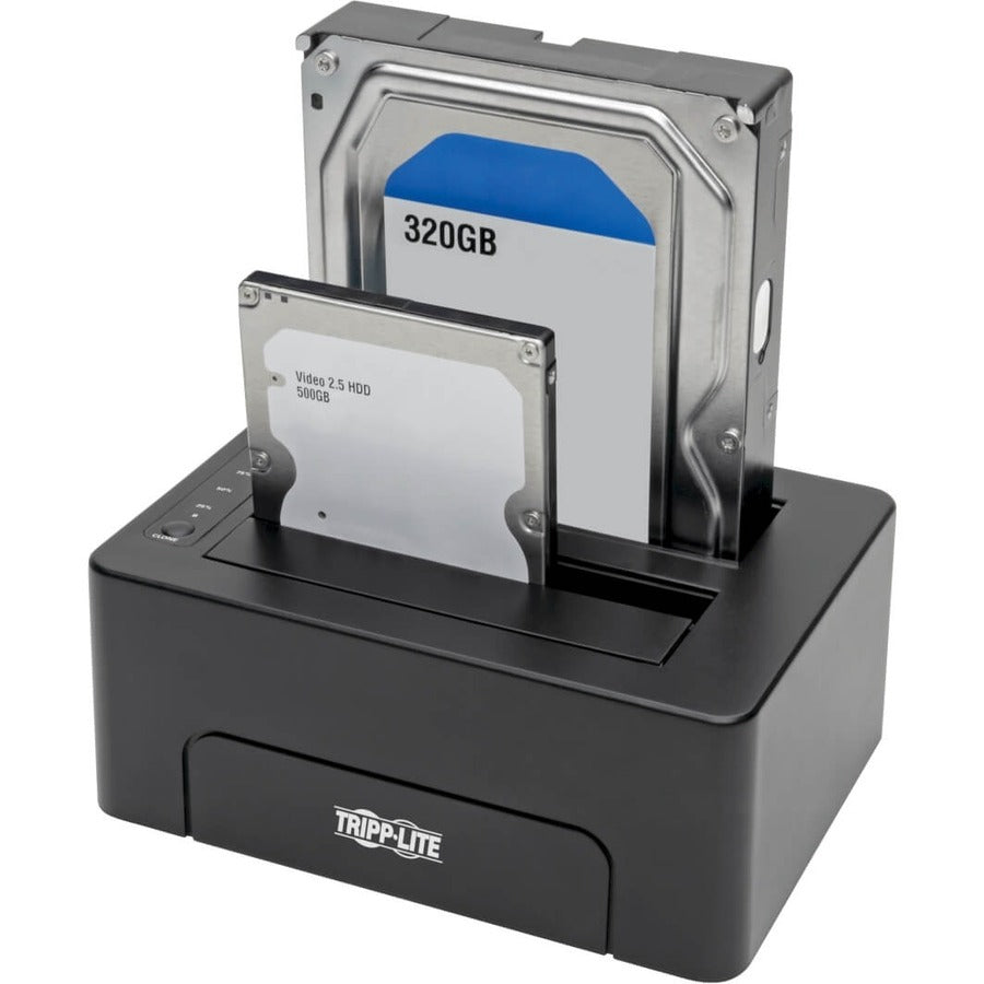 Station d'accueil pour lecteur Tripp Lite by Eaton Quick Dock U439-002-CG2 - Interface hôte USB 3.1 Type C - Prise en charge UASP externe - Noir U439-002-CG2