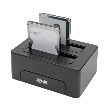 Station d'accueil pour lecteur Tripp Lite by Eaton Quick Dock U439-002-CG2 - Interface hôte USB 3.1 Type C - Prise en charge UASP externe - Noir U439-002-CG2
