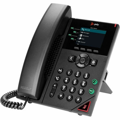 Poly VVX 250 IP Phone - Corded - Corded - Desktop, Wall Mountable - Black 89B63AA