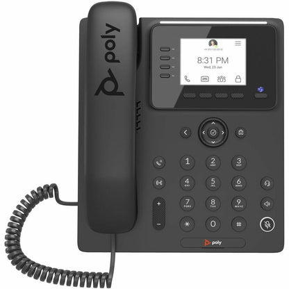 Téléphone IP Poly CCX 350 - Filaire - Filaire - Bureau, Montage mural - Noir 8F3G3AA#ABA