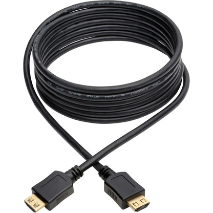 Câble HDMI haute vitesse Tripp Lite par Eaton, 10 pi, avec connecteurs de préhension - 4K, M/M, noir P568-010-BK-GRP