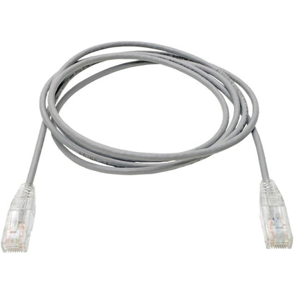 Câble de raccordement UTP Cat6 Tripp Lite par Eaton (RJ45) - M/M, Gigabit, sans accroc, moulé, fin, gris, 7 pi. N201-S07-GY
