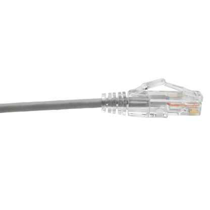 Câble de raccordement UTP Cat6 Tripp Lite par Eaton (RJ45) - M/M, Gigabit, sans accroc, moulé, fin, gris, 7 pi. N201-S07-GY