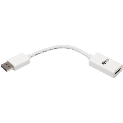 Adaptateur DisplayPort vers HDMI 4K Tripp Lite par Eaton P136-06N-HDR-W - M/F, blanc P136-06N-HDR-W