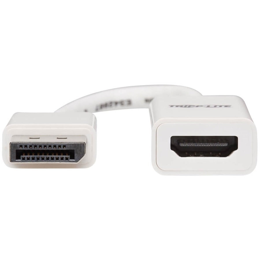 Adaptateur DisplayPort vers HDMI 4K Tripp Lite par Eaton P136-06N-HDR-W - M/F, blanc P136-06N-HDR-W