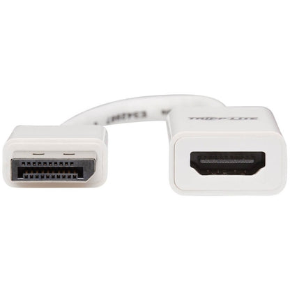 Adaptateur DisplayPort vers HDMI 4K Tripp Lite par Eaton P136-06N-HDR-W - M/F, blanc P136-06N-HDR-W