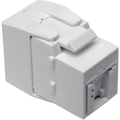 Prise Keystone Cat6a/Cat6/Cat5e Tripp Lite par Eaton N238-001-GY-TF, blanche, TAA N238-001-GY-TF