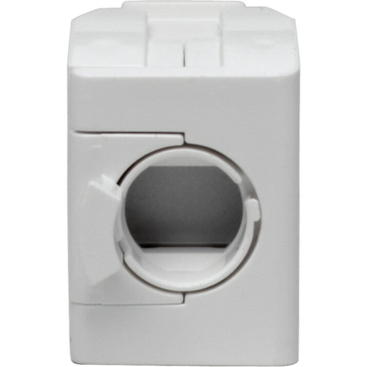 Prise Keystone Cat6a/Cat6/Cat5e Tripp Lite par Eaton N238-001-GY-TF, blanche, TAA N238-001-GY-TF