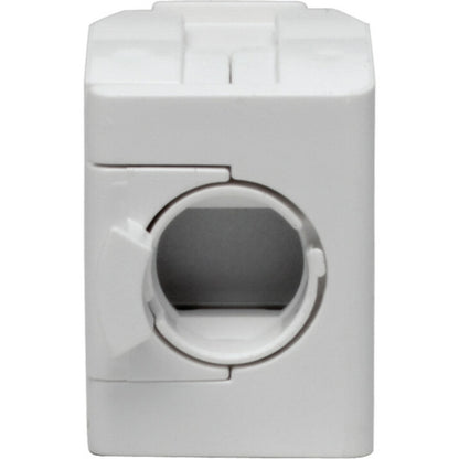 Prise Keystone Cat6a/Cat6/Cat5e Tripp Lite par Eaton N238-001-GY-TF, blanche, TAA N238-001-GY-TF
