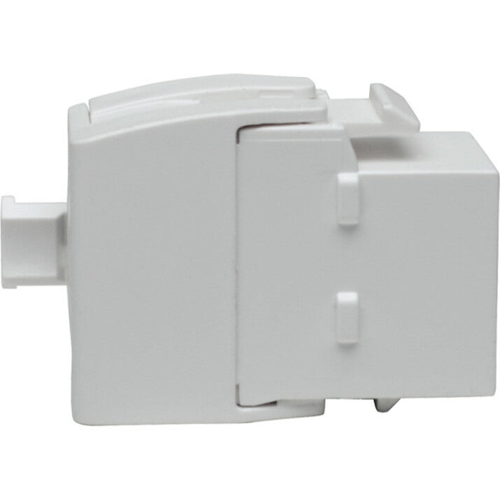 Prise Keystone Cat6a/Cat6/Cat5e Tripp Lite par Eaton N238-001-GY-TF, blanche, TAA N238-001-GY-TF