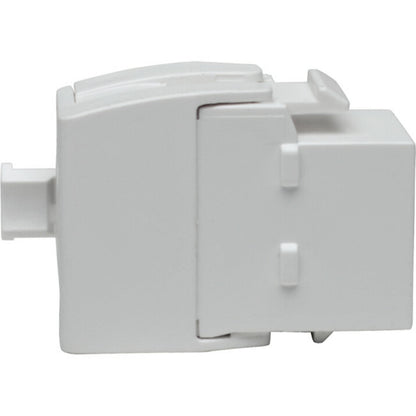 Prise Keystone Cat6a/Cat6/Cat5e Tripp Lite par Eaton N238-001-GY-TF, blanche, TAA N238-001-GY-TF