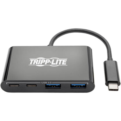 Hub portable USB 3.1 Gen 1 USB-C Tripp Lite par Eaton U460-004-2A2CB, noir U460-004-2A2CB