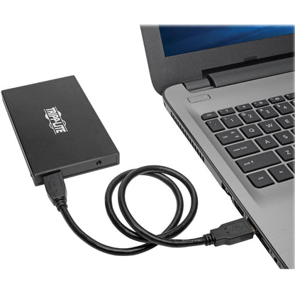 Boîtier de disque dur Tripp Lite by Eaton U457-025-AG2 - Interface hôte USB 3.1 - Prise en charge UASP externe - Noir U457-025-AG2